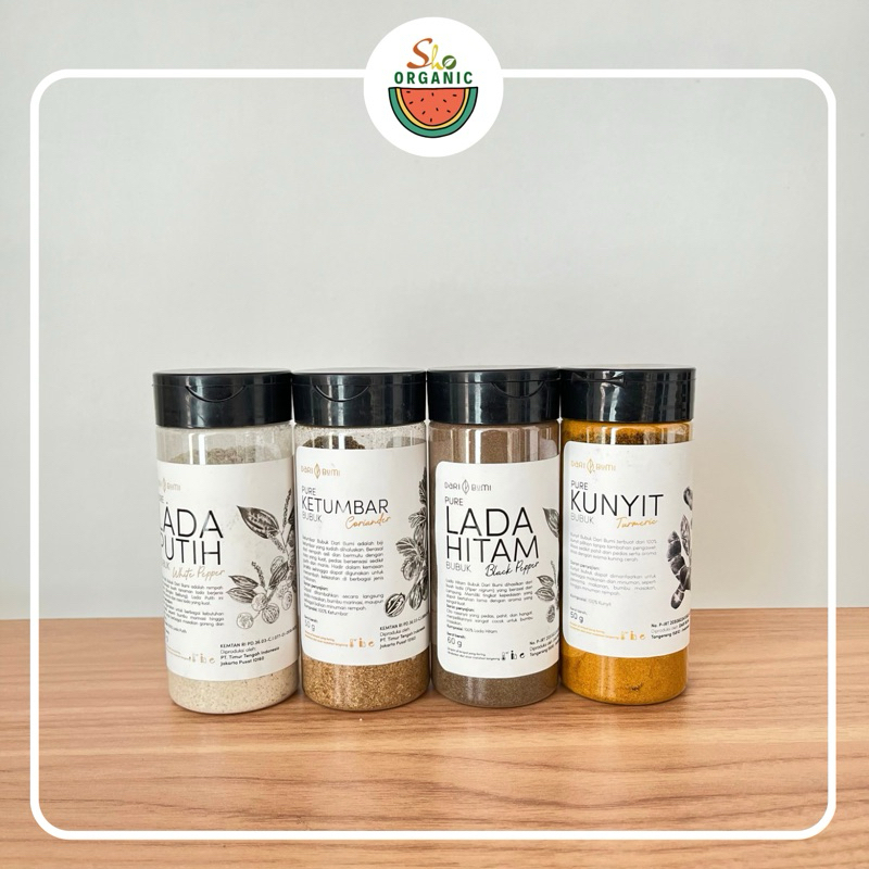 

BUMBU DAPUR REMPAH BUBUK ORGANIK - DARI BUMI