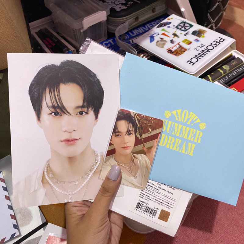 jeno set ar ticket hot summer dream fanmeeting nct dream photocard jeno