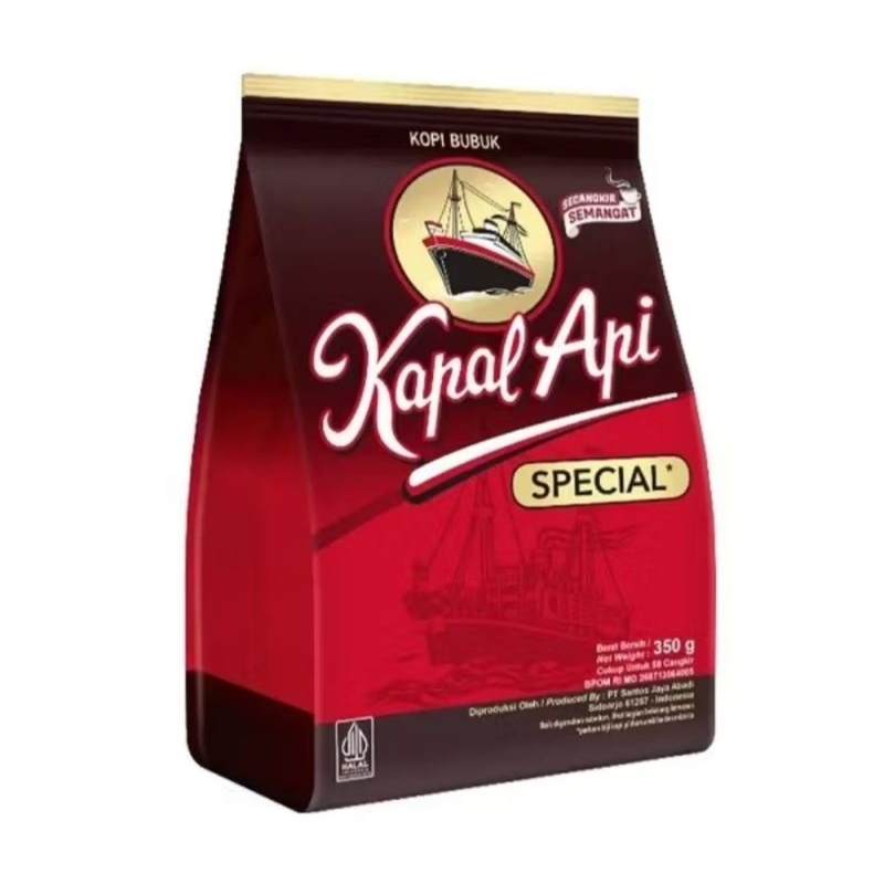 

Kopi Kapal Api spesial kopi hitam kopi silver 350gram