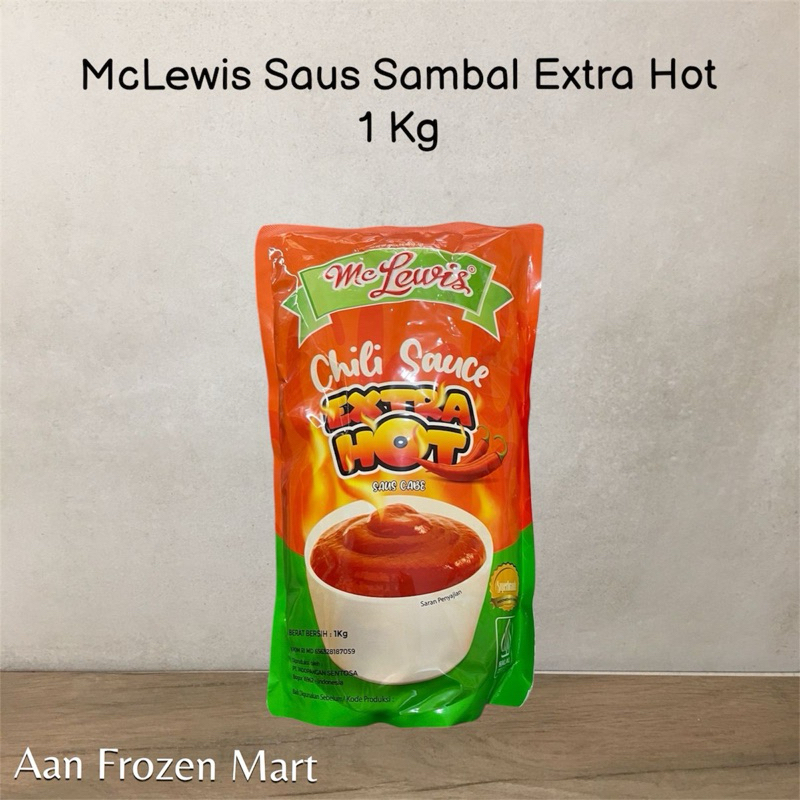 

MCLEWIS SAUS SAMBAL EXTRAHOT 1kg