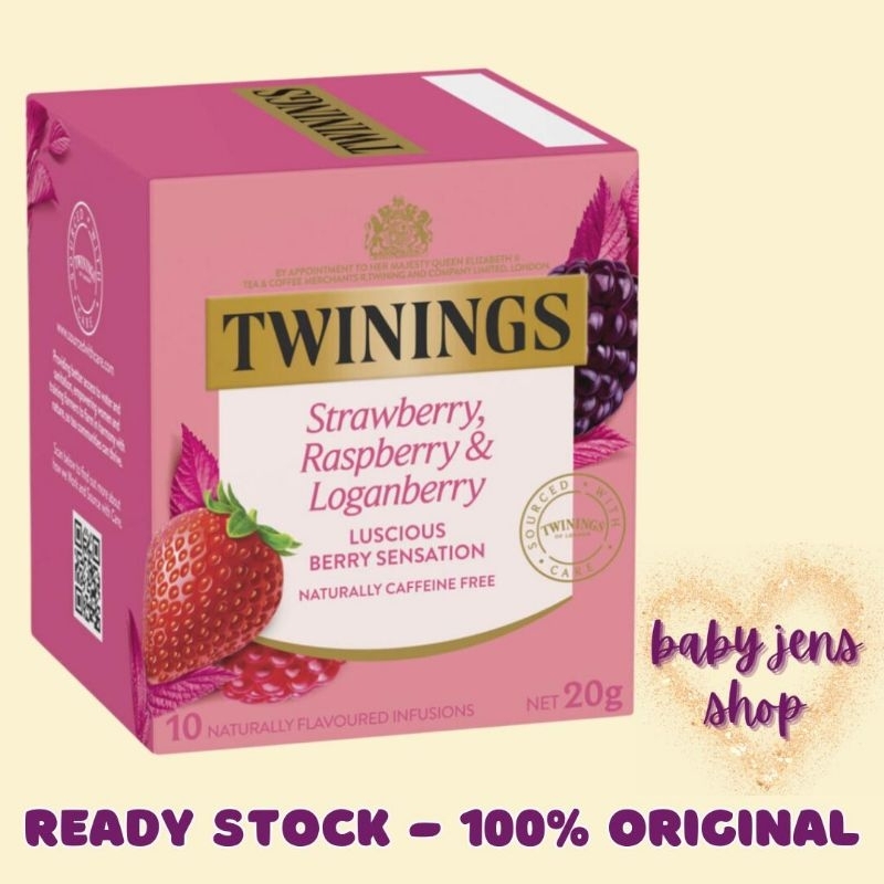 

Twinings Strawberry, Raspberry & Loganberry 10 Bags Australia