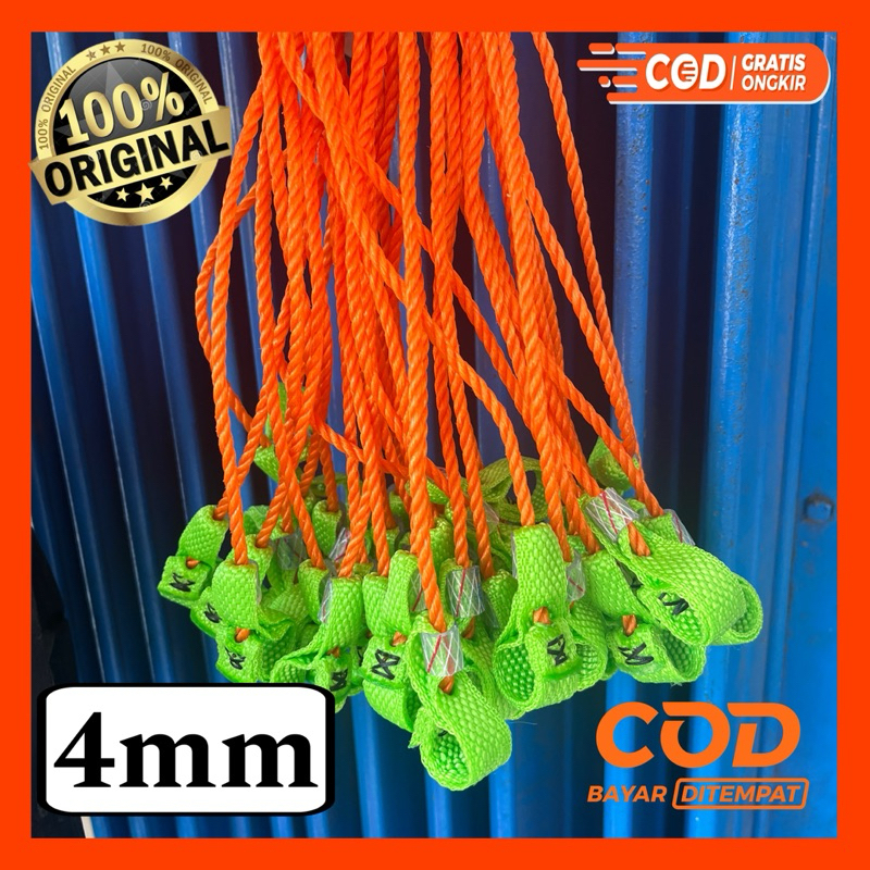 Tali Ayam (4mm) Warna Orange Tali Ayam Filipin Philipin Tali Jago