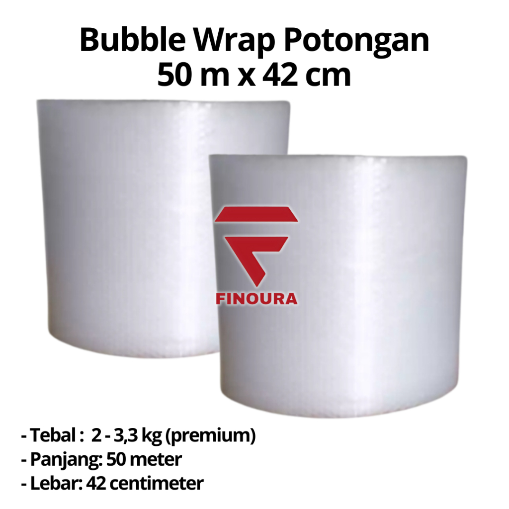 

Bubble Wrap Super Tebal 50 meter x 42 cm (Potongan Ukuran Sepertiga Roll)