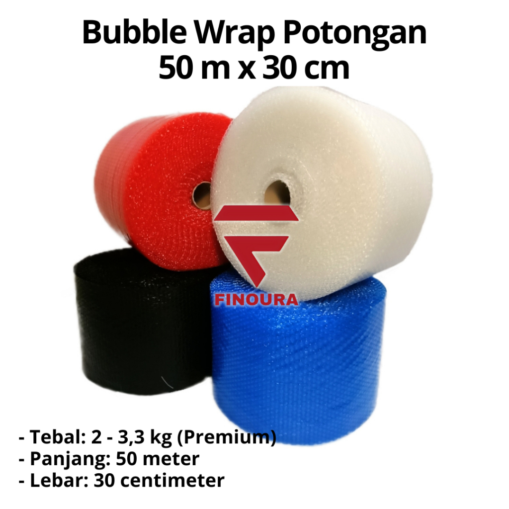 

Bubble Wrap Potongan 50 meter x 30 cm