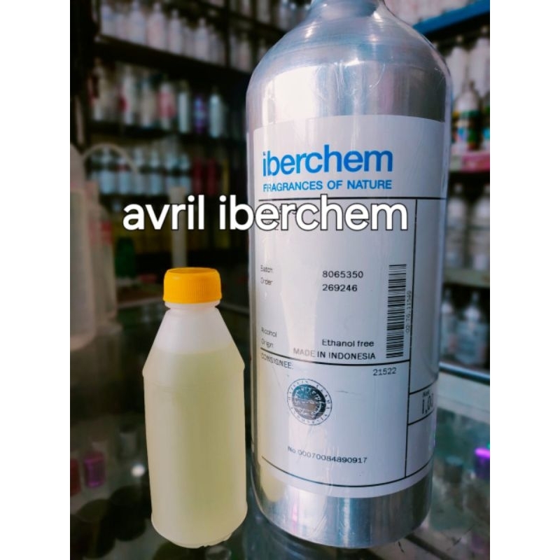 (100GRAM)bibit parfum AVRIL BY IBERCHEM 100ML MURNI