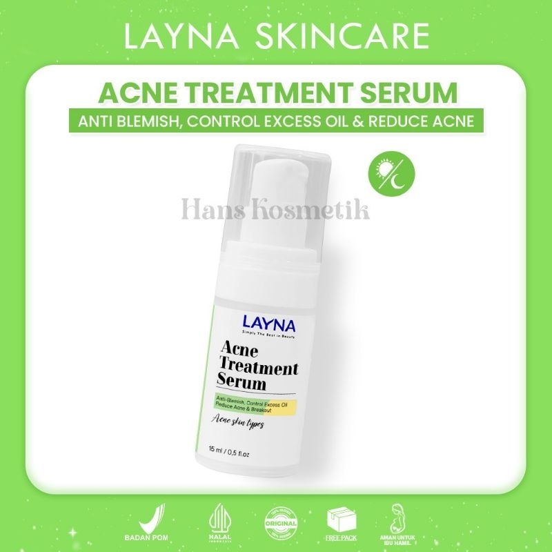 LAYNA SKINCARE - LAYNA SERUM ACNE (BPOM) ORIGINAL 100%