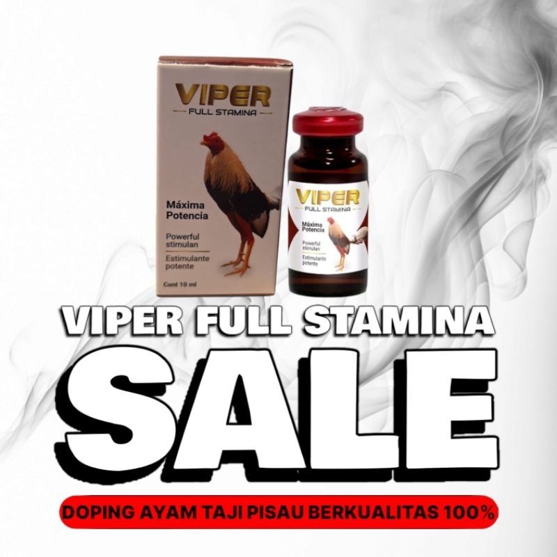 Viper Full Stamina Doping Ayam Aduan Suntik Import Berkualitas