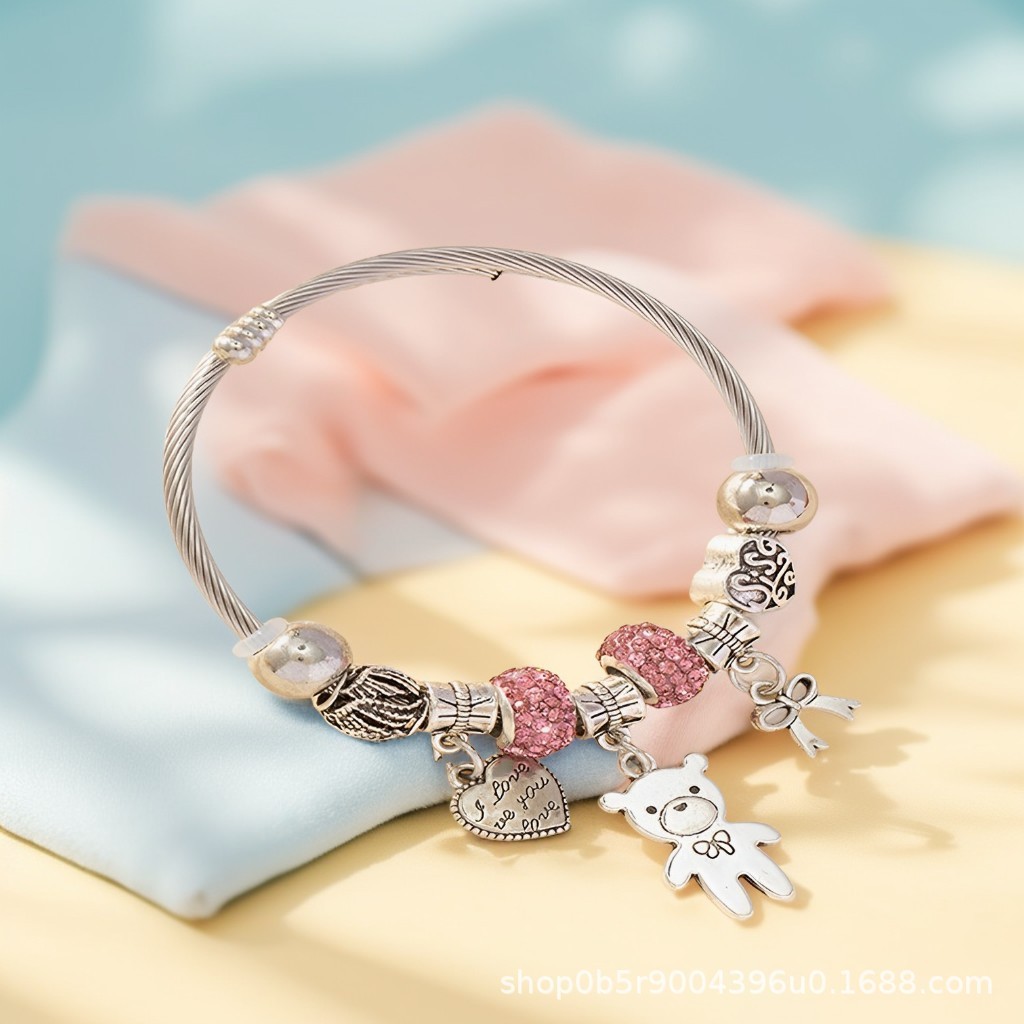 Gelang Pandora Titanium Dan Baja / Gelang Pandora Titanium Daisy/ Gelang Pandora Rose Gold