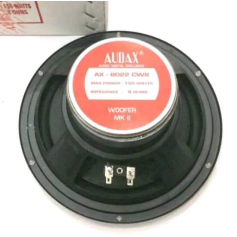 Speaker Audax 8 Inch AX8022CWB Original