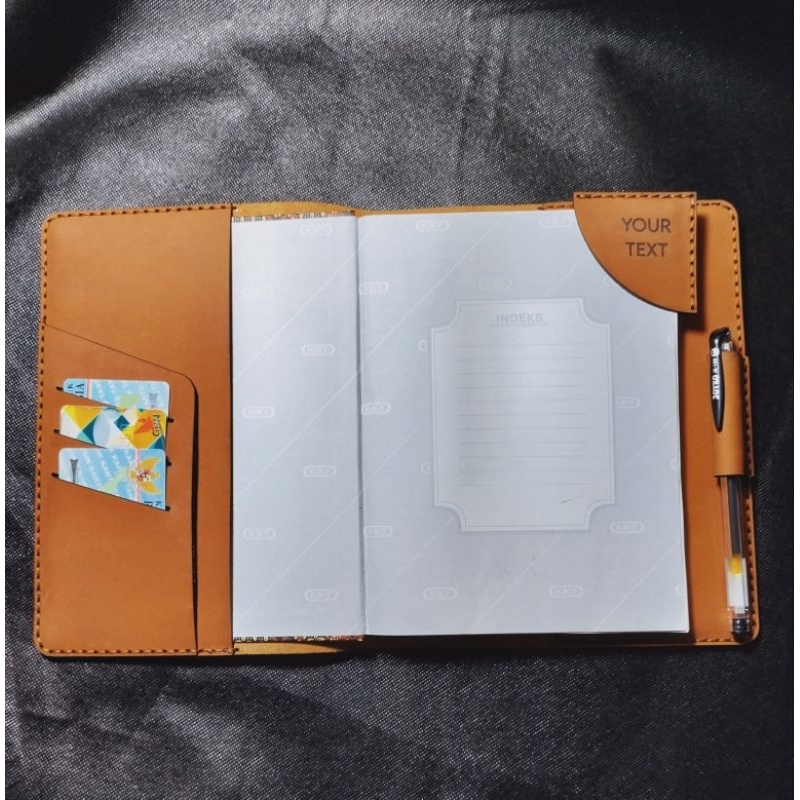 

cover sampul buku kulit handmade free buku