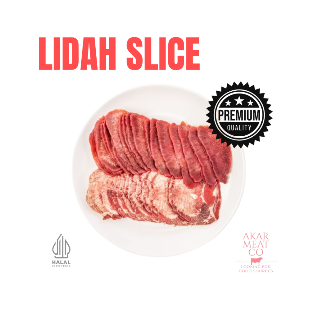 

Lidah Sapi Slice Premium Daging Ox Tongue Gyutan