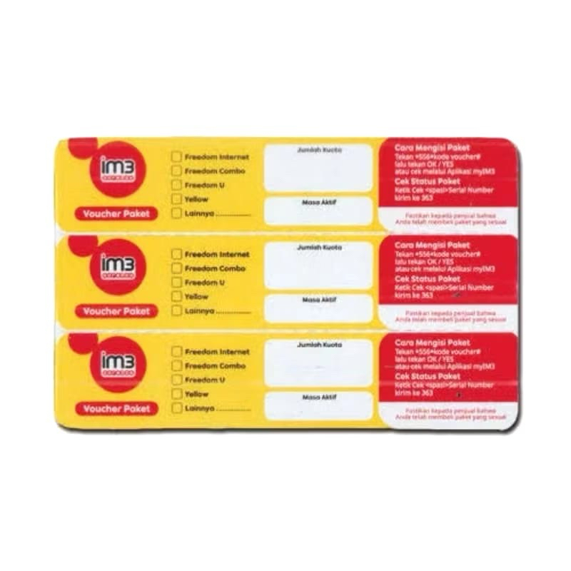VCR KOSONG INDOSAT EX des 2025 panjang harga per sn cover sumatra