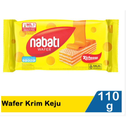 

Nabati Richeese Wafer Krim Keju 110g