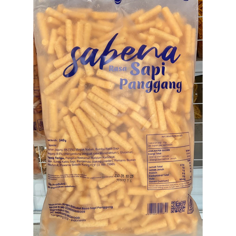 

(340 GRAM) SABENA rasa SAPI PANGGANG