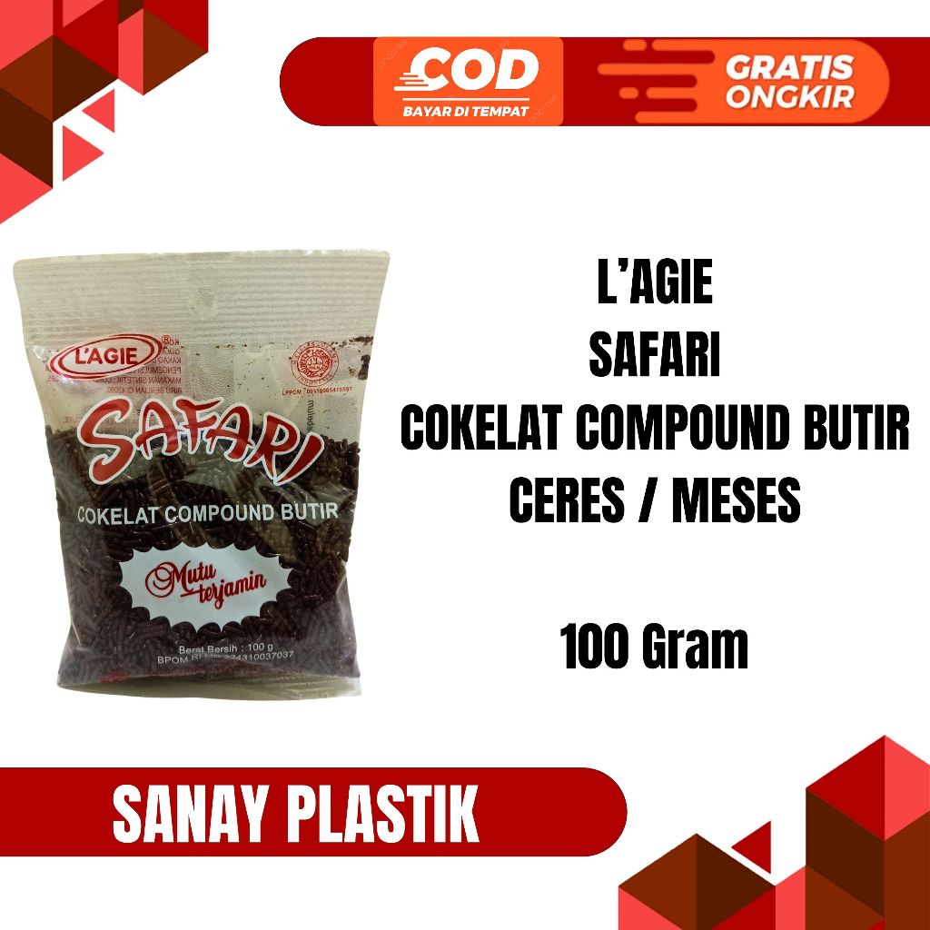 

MESIS MESES L'AGIE SAFARI COKELAT DAN WARNA 100 GRAM