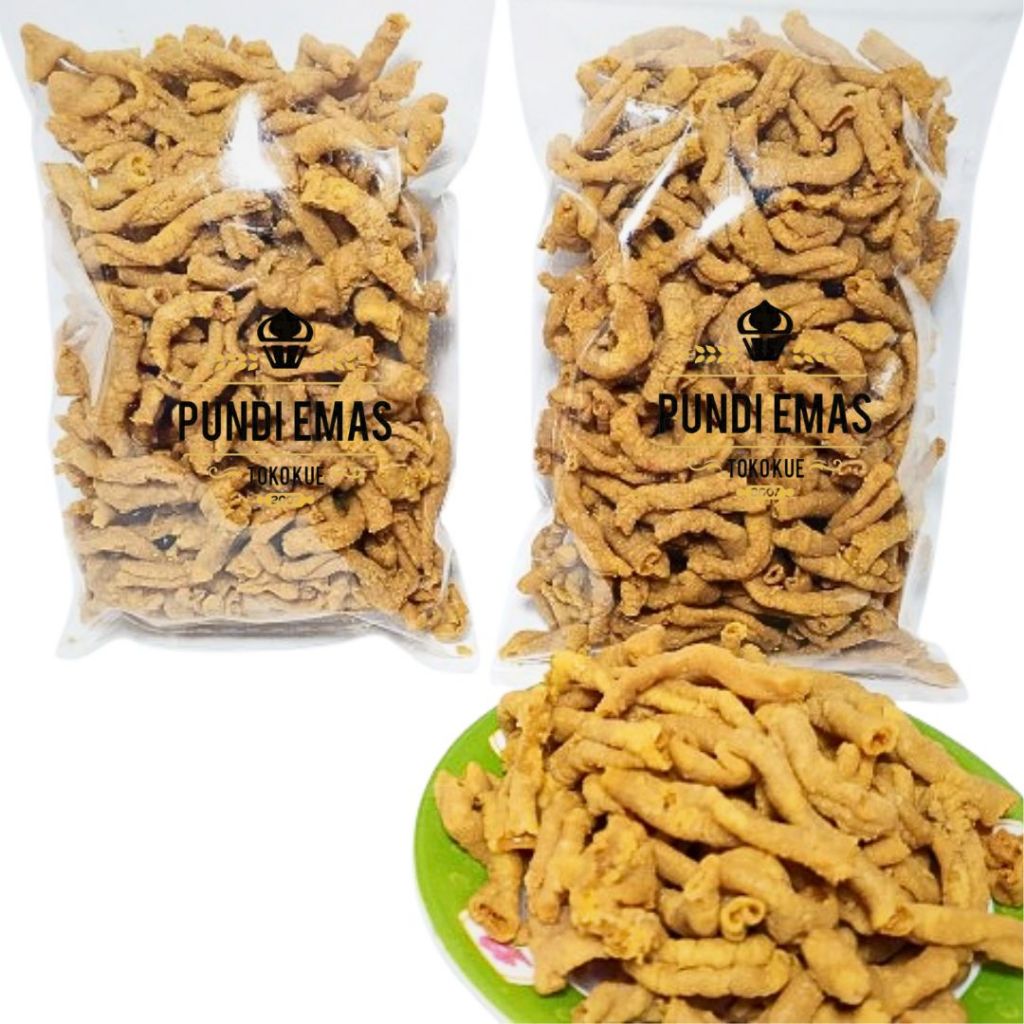 

Usus Ayam Crispy Keripik Usus Ayam Kiloan 1000 Gram / 1KG