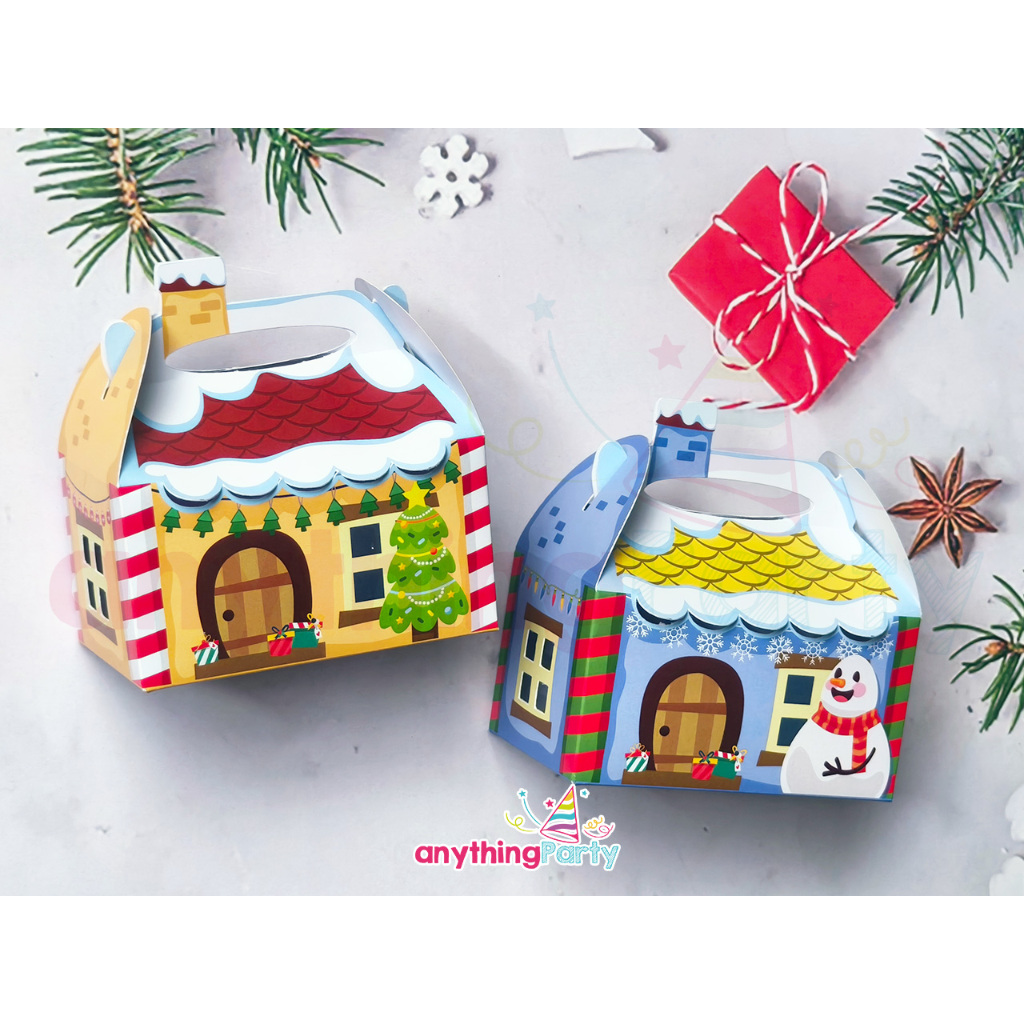 Hello Christmas Mini Gable Box - Candy Box Natal