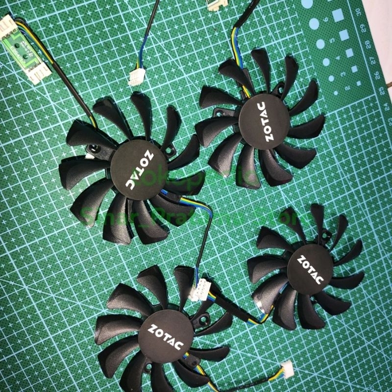 Fan kipas Vga ZOTAC gtx 970 Gigabyte 1050 rx 550 560 Universal 75mm 4pin