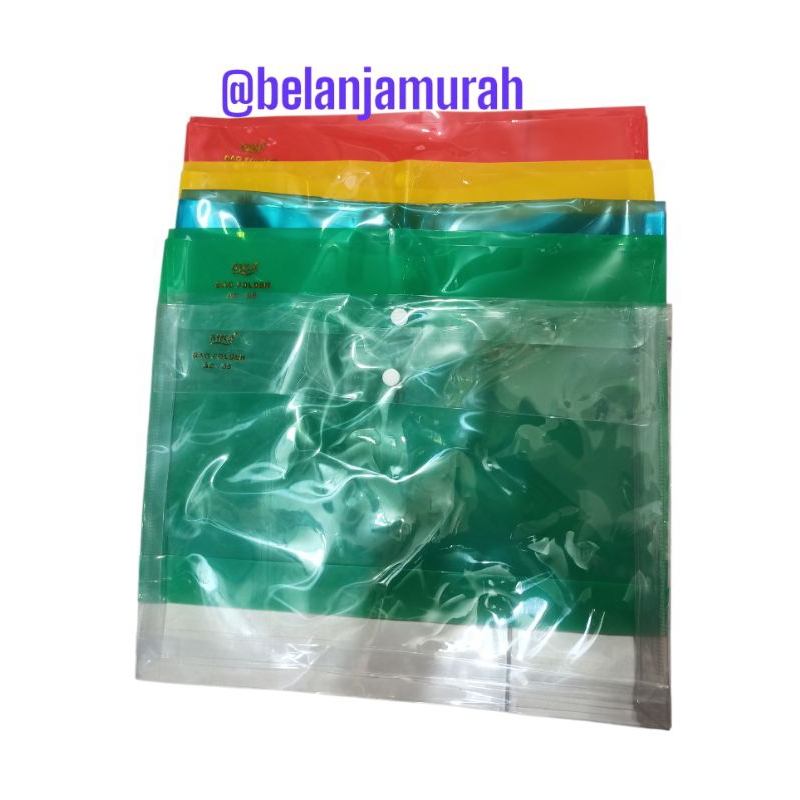 

[1LUSIN] MAP PLASTIK KANCING | MAP PLASTIK TEBAL | MAP PLASTIK