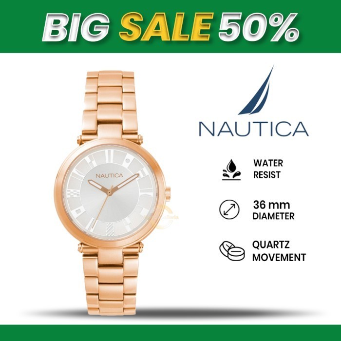 SALE Jam Tangan Wanita Nautica NAPFLS006 Original Resmi
