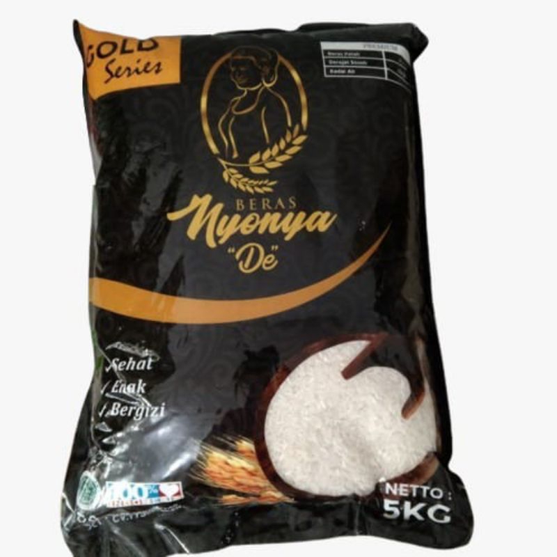 

[MNB9] Beras Premium NyonyaDe Gold Series x 5