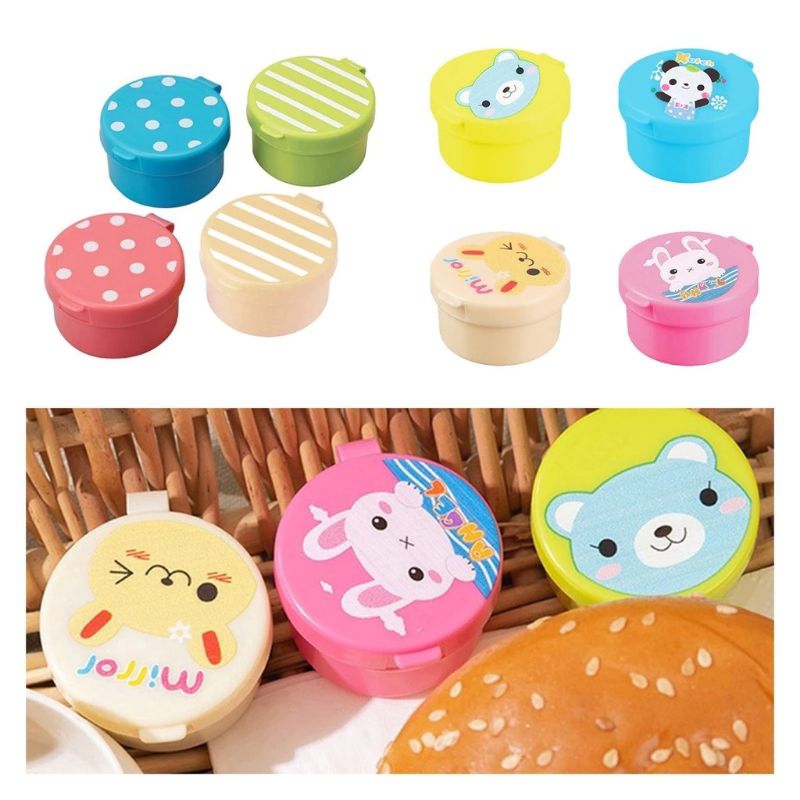 Botol Saus Mini Bento Cup Saus Botol Saus wadah saus Mini wadah bekal tempat sambal
