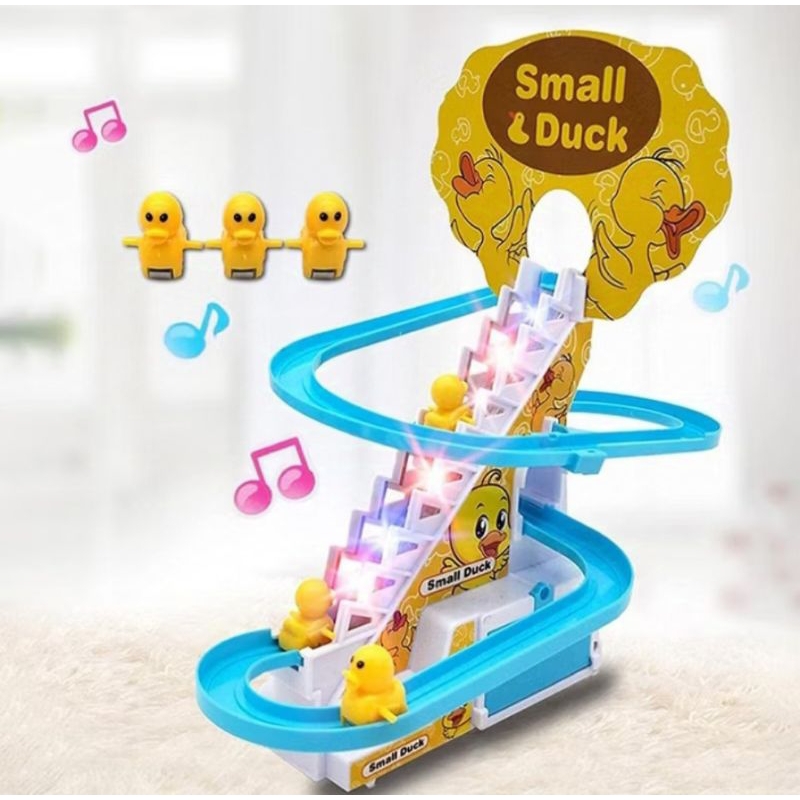 Mainan bebek seluncur tangga