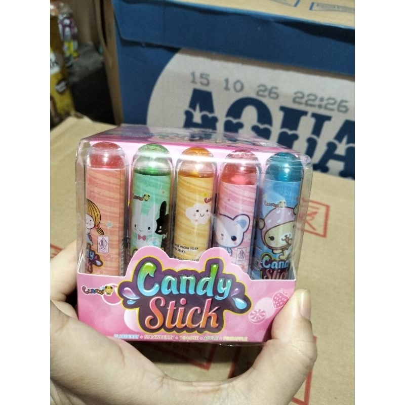 

permen lunak candy stick/permen lipstick jelly candy stick isi 30pcs