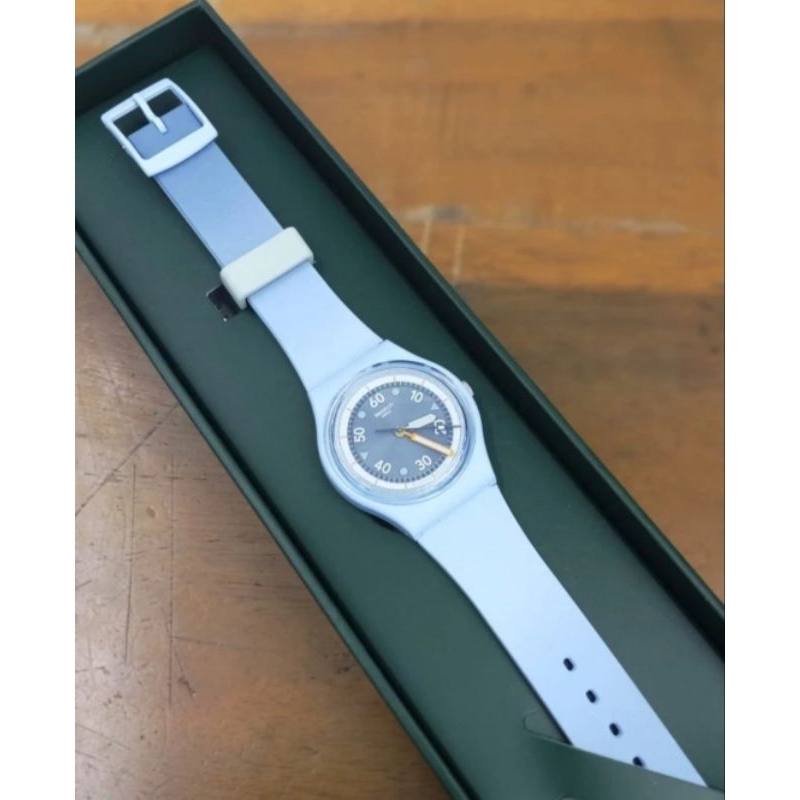 Swatch Original S031L100 Frozen WaterFall Jam Tangan Analog Unisex