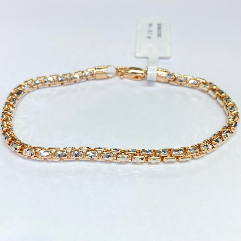gelang emas fashion italy 17k