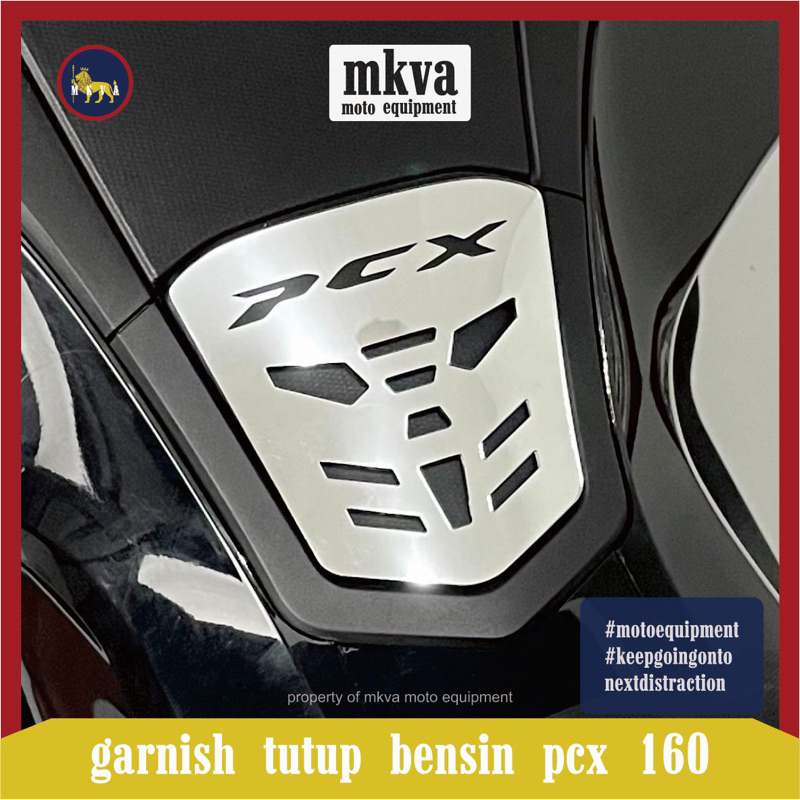 VARIASI PCX TUTUP BENSIN PCX 160 NEW AKSESORIS MOTOR PCX 160 TEMPELAN HIASAN PCX TUTUP BENSIN MODIFI