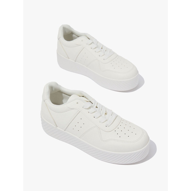 Rubi - Josie Diagonal Ribbed Flatform Sneaker