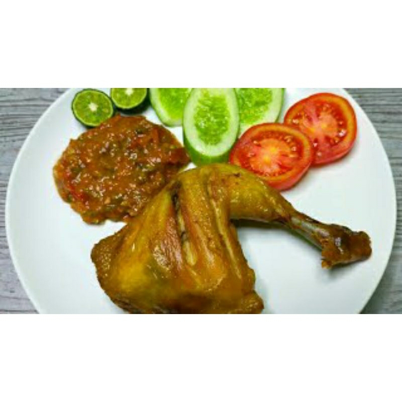 

Ayam Penyet sambal tomat