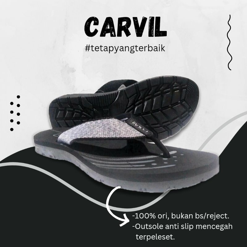 Sandal Jepit Pria Carvil Pandawa Ori