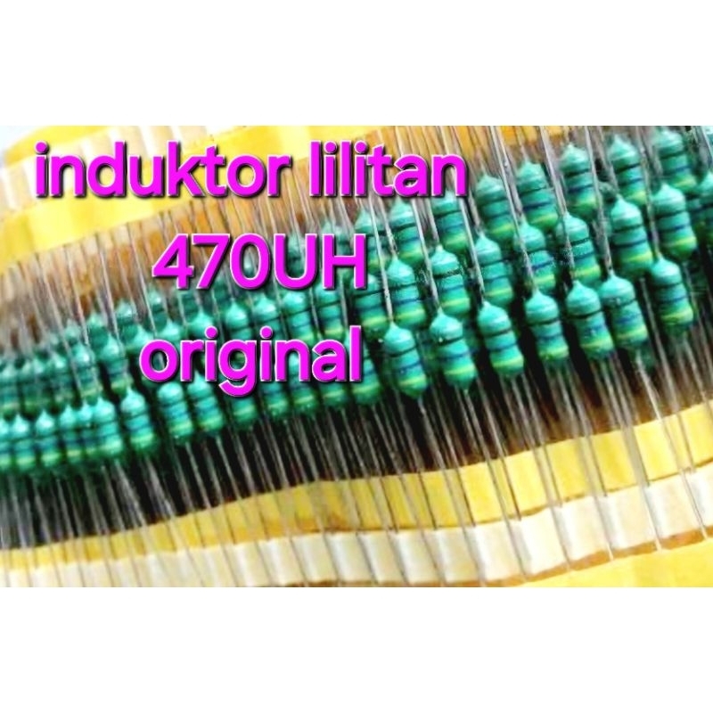 induktor 470uh lilitan