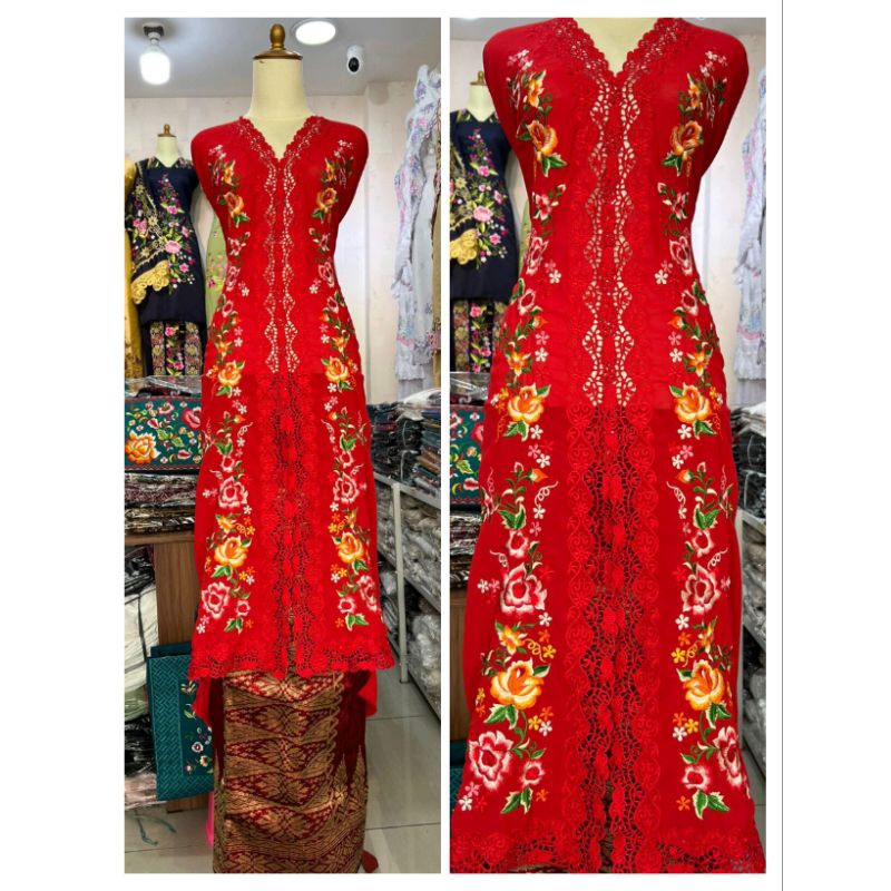 Bahan / Bakal Abaya Kebaya Bordir