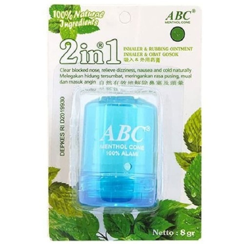 MENTHOL ABC 8 GR / ABC MENTHOL CONE 2 IN 1 8 GR