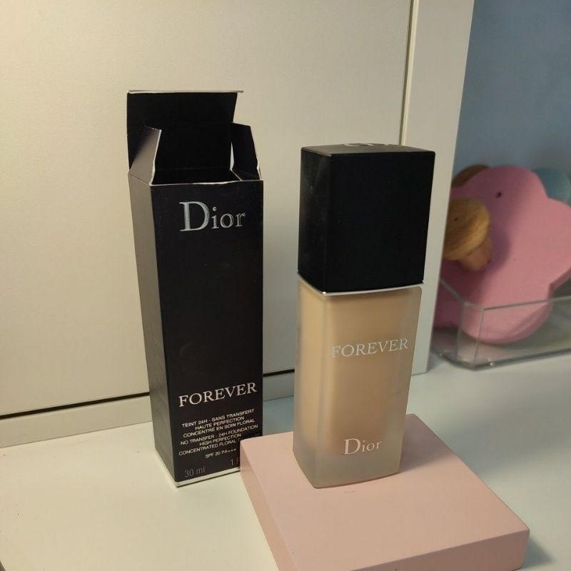 Original Preloved Like NEW Barely Used DIOR Forever No-Transfer 24H Wear Matte Foundation 30ml Shade