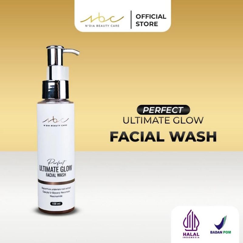 NBC facial wash chocolate sabun coklat kemasan baru nbc perfect ultimate glow ndia n'dia beauty care