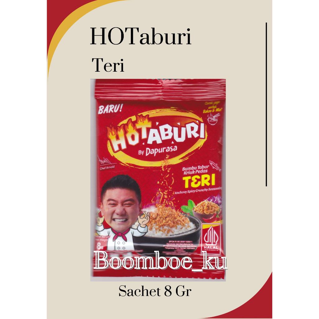 

HOTABURI by Dapurasa Bumbu Tabur Kriuk Pedas Teri