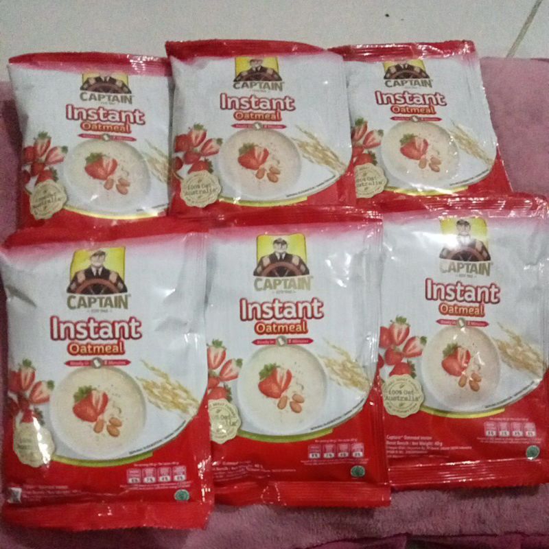 

capten instant oatmeal 40gr×6