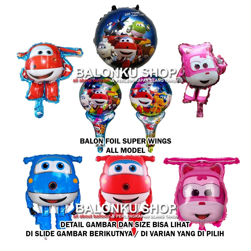 Balon Foil Super Wings / Balon Superwings / Balon Super Wings