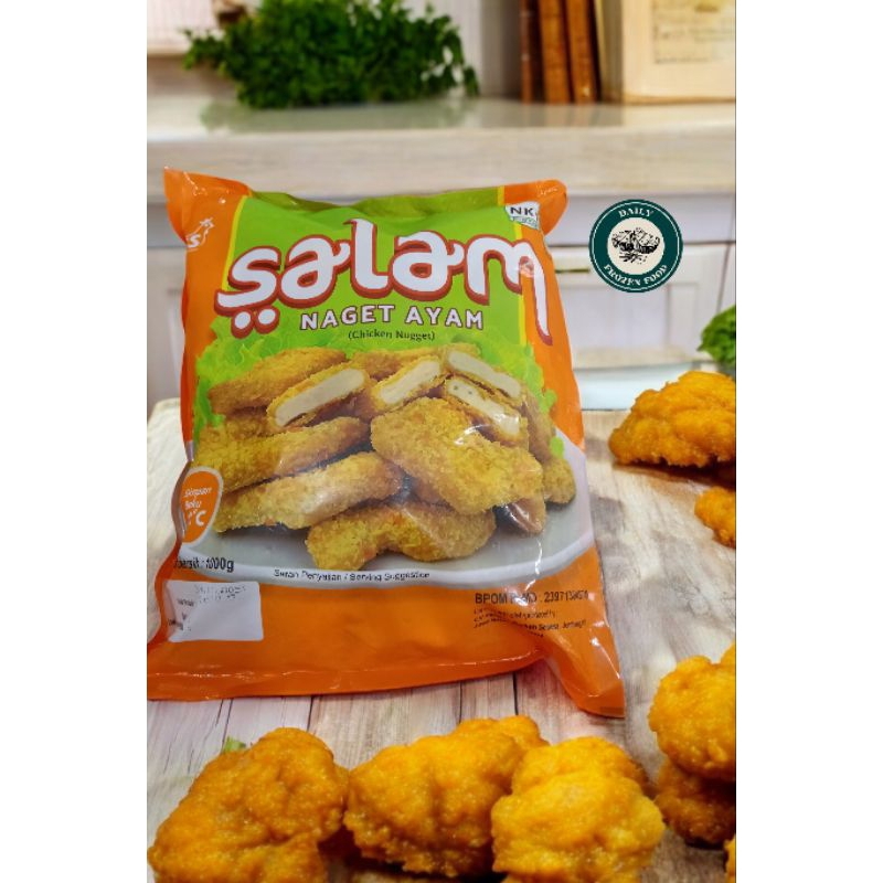 

Salam Chicken Nugget 250gr,500gr & 1kg /Nugget Ayam /Nugget Salam /Naget /Chicken Nugget