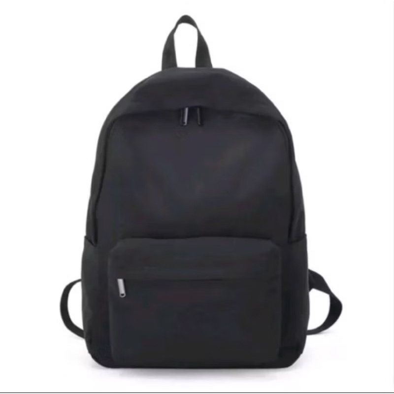 TAS POLOS HITAM WANITA PRIA/TAS GENDONG