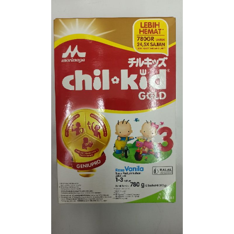

MORINAGA CHILKID GOLD VANILA 780GR