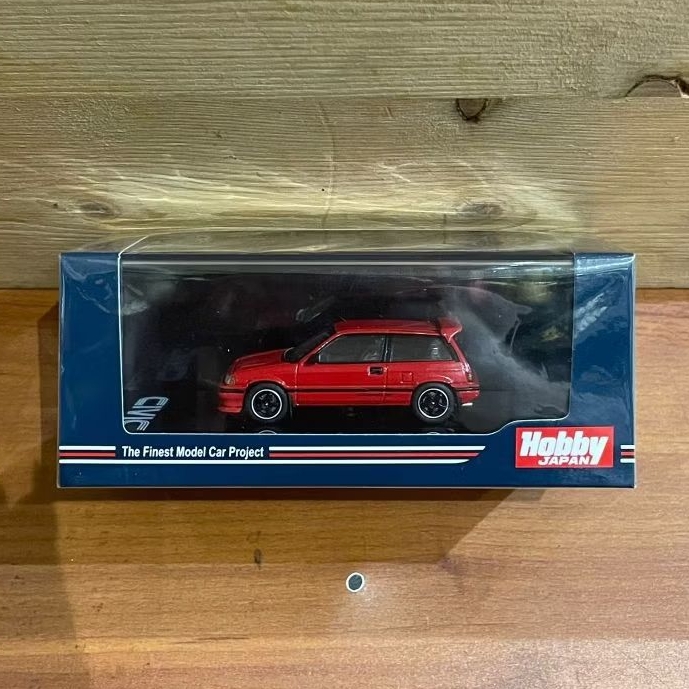 HOBBY JAPAN 1/64 HONDA CIVIC Si AT 1984 CUSTOMIZED VER. RED