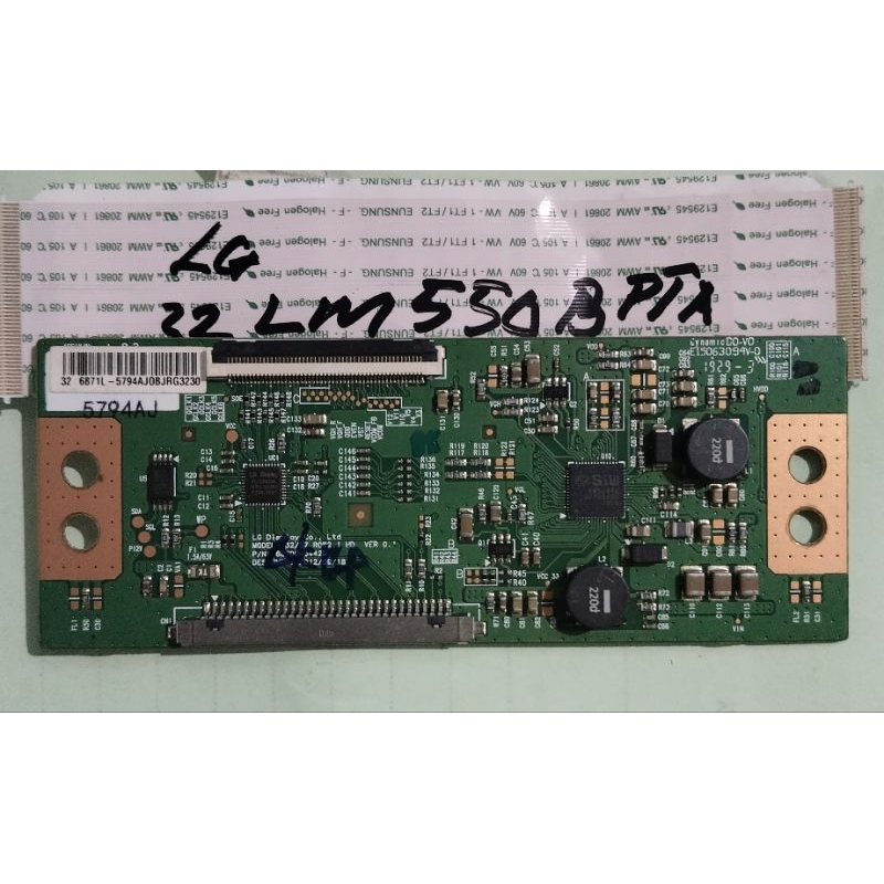 TCON TICON TCON Papan PANEL TV LG 32LM550BPTA ORIGINAL