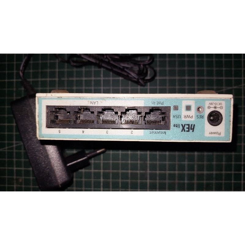 Mikrotik hEX lite RB750r2 rb 750 r2 Kondisi Second/Bekas Normal mal