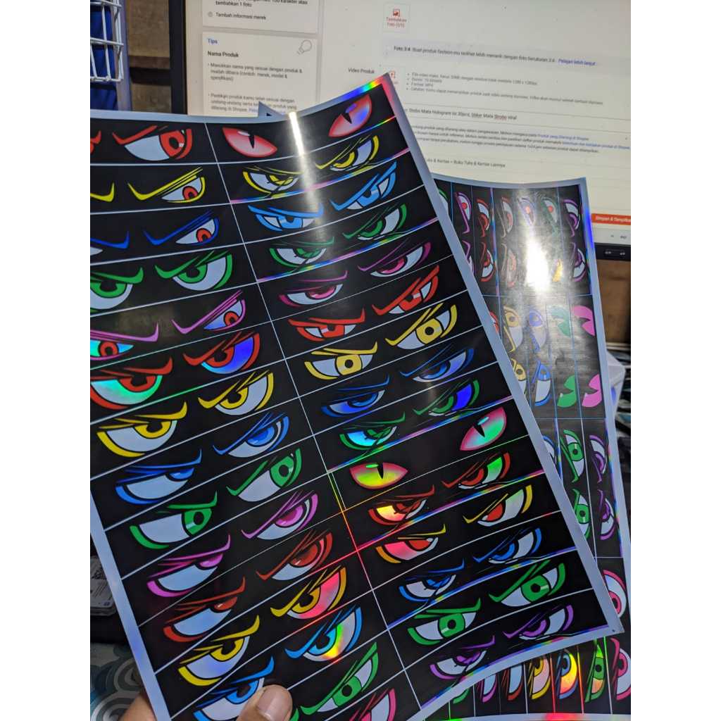 

Promo Stiker Strobo Hologram isi 30pcs Ukuran besar Cocok untuk miniatur Terbaru