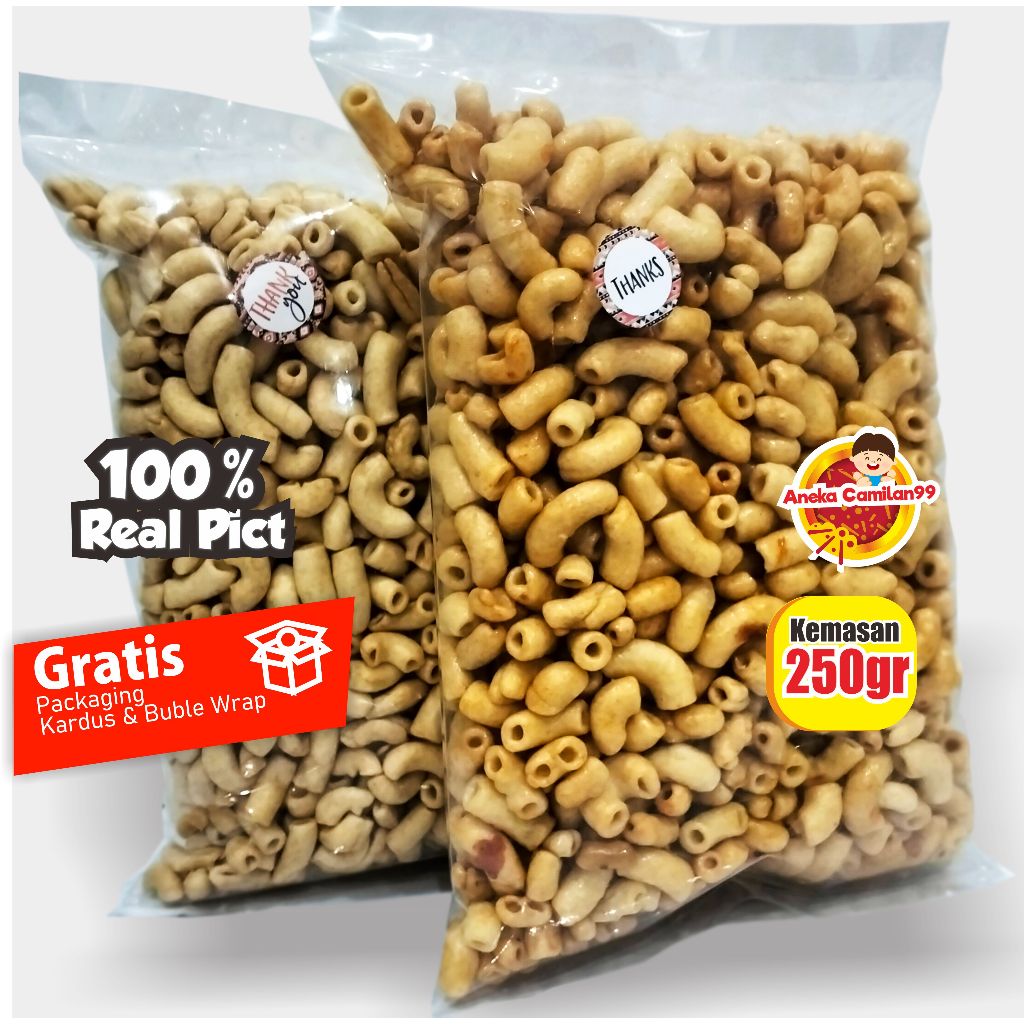 

makaroni pipa / makaroni bantat gurih asin pedas manis